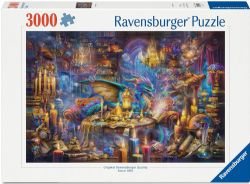 RAVENSBURGER CASSE-TÊTE 3000 PIÈCES - LA BIBLIOTHÈQUE DES SAVOIRS ENCHANTÉS #12001418